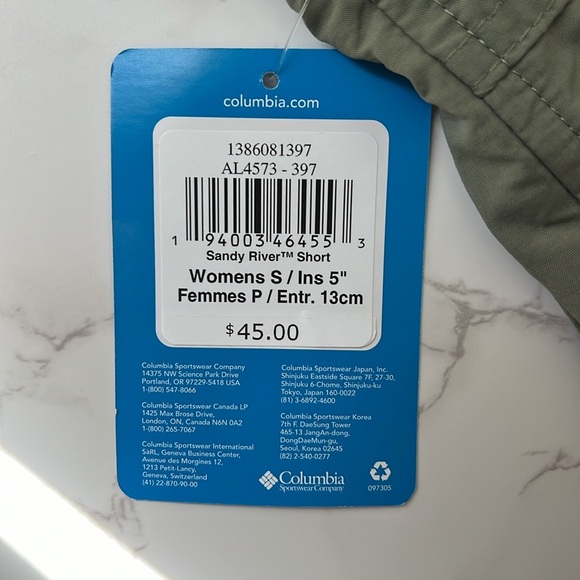 NWT Columbia Women's Sandy River Shorts - Picture 7 of 7